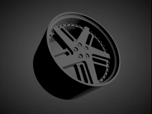 forgiato veccio scalable and 3d printable rim 3D Print Model