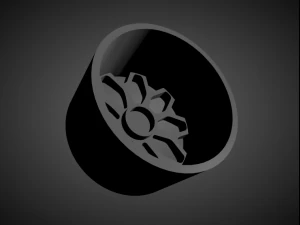 forgiato tessi scalable and 3d printable rim 3D Print Model