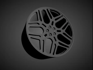 forgiato quadrato scalable and 3d printable rim 3D Print Model