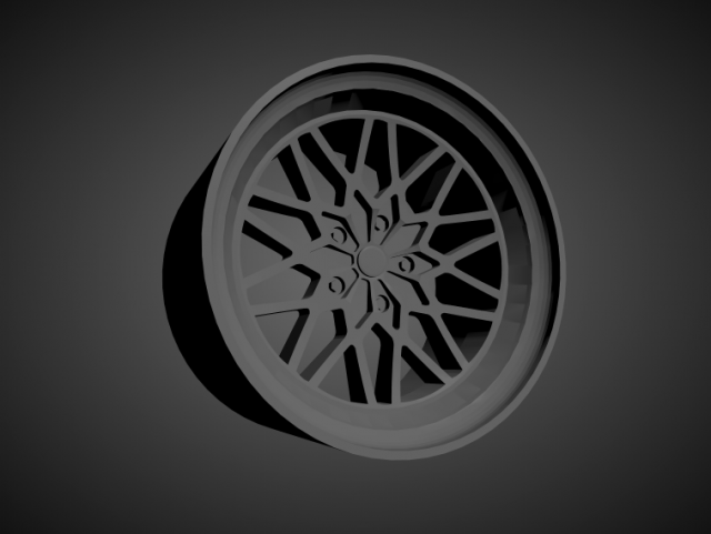 forgiato nido scalable and 3d printable rim Modelo de Impressão 3D .c4d .max .obj .3ds .fbx .stl .blend 