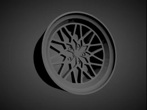 forgiato nido scalable and 3d printable rim 3D Print Model