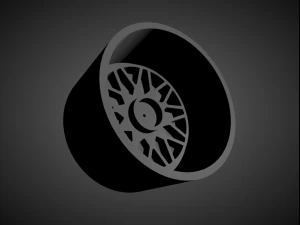 forgiato nido scalable and 3d printable rim 3D Print Model