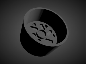 forgiato indierto scalable and 3d printable rim 3D-Druckmodell