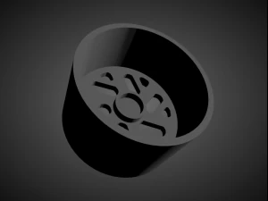 forgiato indierto scalable and 3d printable rim 3D Print Model