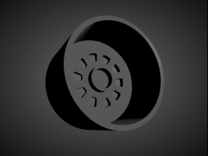 forgiato fv4 scalable and 3d printable rim Modello di stampa 3D