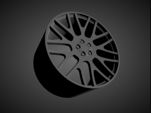 forgiato freddo scalable and 3d printable rim Modèles 3D en vedette