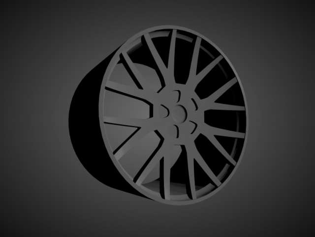 forgiato flow 001 scalable and 3d printable rim 3D-printmodel .c4d .max .obj .3ds .fbx .stl .blend 