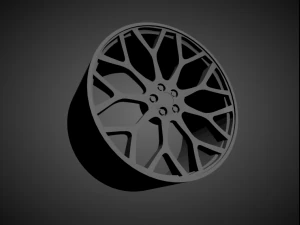 forgiato drea scalable and 3d printable rim 3D Print Model