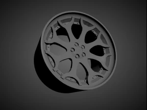 forgiato capolavaro scalable and 3d printable rim 3D Print Model