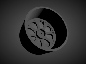 forgiato capolavaro scalable and 3d printable rim 3D 打印模型