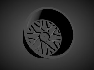 forgiato attivo scalable and 3d printable rim 3D Print Model