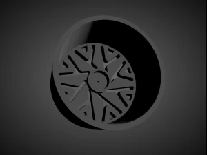forgiato attivo scalable and 3d printable rim 3D Print Model