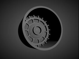 fifteen52 traverse scalable and 3d printable rim 3D Print Model