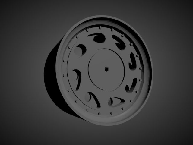 fifteen52 teardrop scalable and 3d printable rim 3D Принт Модель .c4d .max .obj .3ds .fbx .stl .blend 