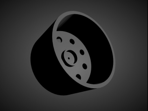 fifteen52 teardrop scalable and 3d printable rim 3D Принт Модель