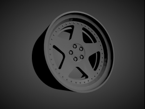 fifteen52 tarmac tr scalable and 3d printable rim 3D Print Model