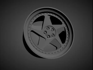 fifteen52 tarmac 348 scalable and 3d printable rim 3D Print Model