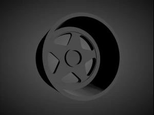 fifteen52 tarmac 348 scalable and 3d printable rim 3D Print Model