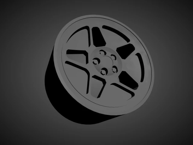 fifteen52 r43 scalable and 3d printable rim 3D Print Model .c4d .max .obj .3ds .fbx .stl .blend 