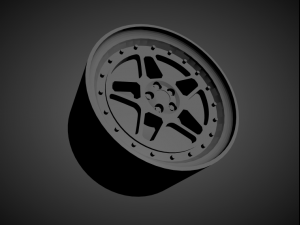 fifteen52 r43 scalable and 3d printable rim 3D Baskı Modeli