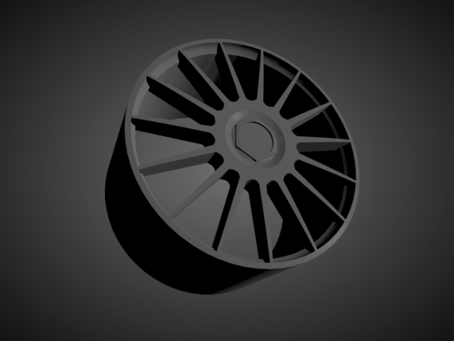 fifteen52 podium scalable and 3d printable rim 3Dプリントモデル .c4d .max .obj .3ds .fbx .stl .blend 