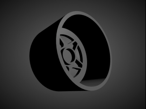 fifteen52 penta scalable and 3d printable rim 3Dプリントモデル