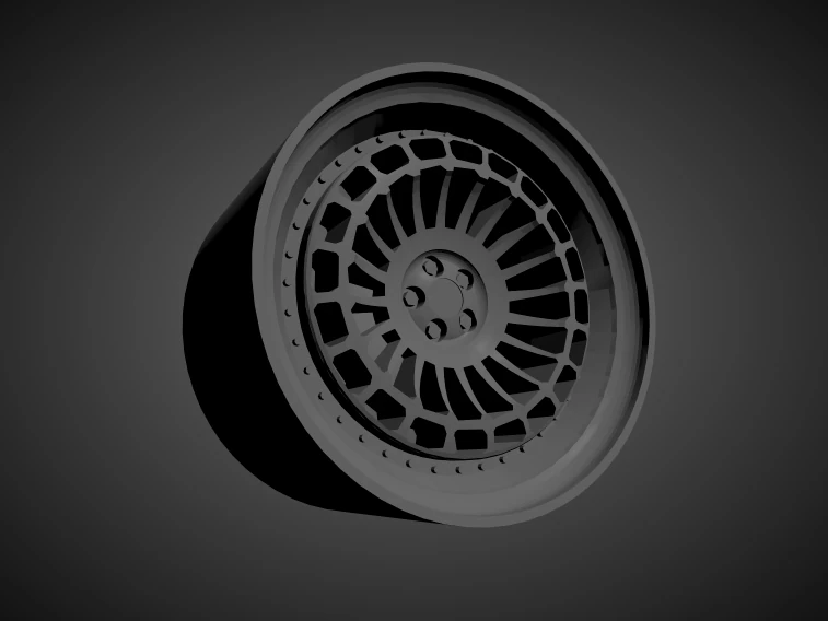 fifteen52 integrale sc scalable and 3d printable rim 3D Print Model .c4d .max .obj .3ds .fbx .stl .blend 