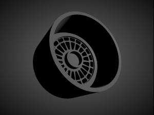 fifteen52 integrale sc scalable and 3d printable rim 3D Принт Модель