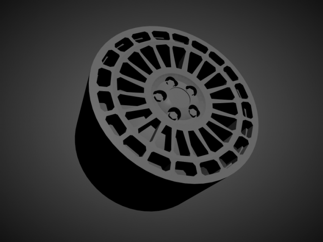 fifteen52 integrale scalable and 3d printable rim 3D-Druckmodell .c4d .max .obj .3ds .fbx .stl .blend 