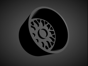 fifteen52 formula tr scalable and 3d printable rim 3Dプリントモデル