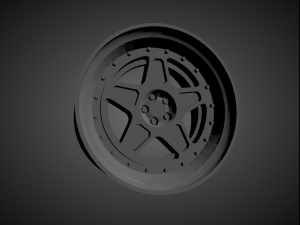 fifteen52 f40 scalable and 3d printable rim 3D Print Model