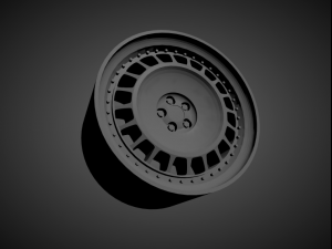 fifteen52 evo sc scalable and 3d printable rim 3D Baskı Modeli