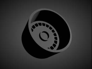 fifteen52 evo sc scalable and 3d printable rim Model do druku 3D