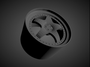 fifteen52 chicane rsr scalable and 3d printable rim 3D प्रिंट मॉडल