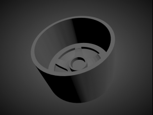 fifteen52 chicane rsr scalable and 3d printable rim 3D 打印模型