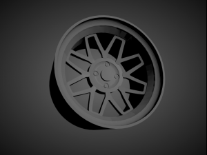 fatlace ame f-zero2 scalable and 3d printable rim 3D प्रिंट मॉडल