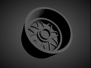 fatlace ame f-zero2 scalable and 3d printable rim Modelo de Impressão 3D
