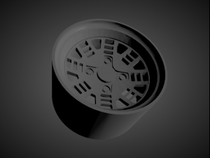 fatlace ame f-zero1 scalable and 3d printable rim 3D प्रिंट मॉडल