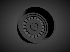enkei-ssr focus racing scalable and 3d printable rim 3D Baskı Modeli