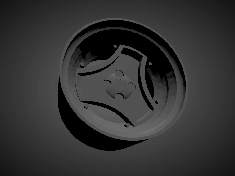 enkei silverstar 2 scalable and 3d printable rim 3D Print Model .c4d .max .obj .3ds .fbx .stl .blend 