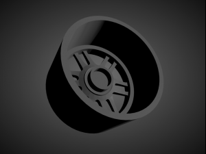 enkei rpf1 scalable and 3d printable rim 3D Print Model