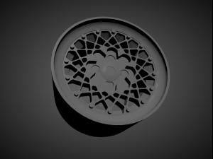enkei apache v scalable and 3d printable rim 3D 프린트 모델