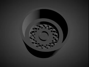 enkei apache v scalable and 3d printable rim 3D Print Model