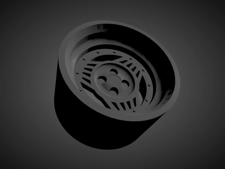 devil japan if scalable and 3d printable rim 3D Print Model .c4d .max .obj .3ds .fbx .stl .blend 