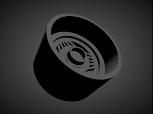 devil japan if scalable and 3d printable rim 3D Print Model