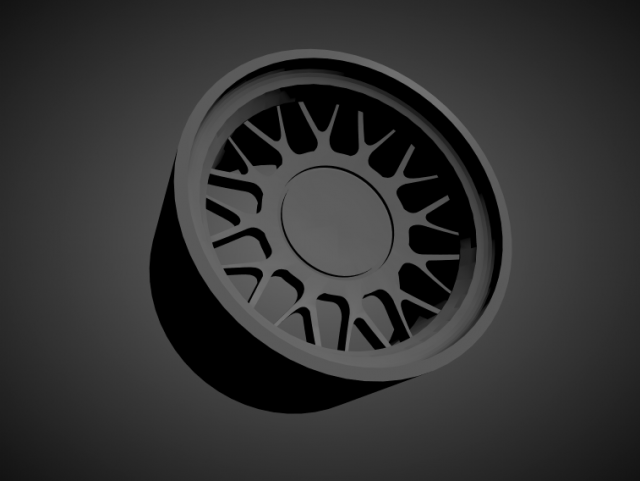 alpina style 8 scalable and 3d printable rim 3D-Druckmodell .c4d .max .obj .3ds .fbx .stl .blend 