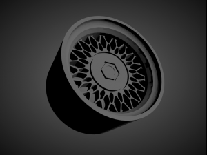 alpina style 7 scalable and 3d printable rim 3Dプリントモデル