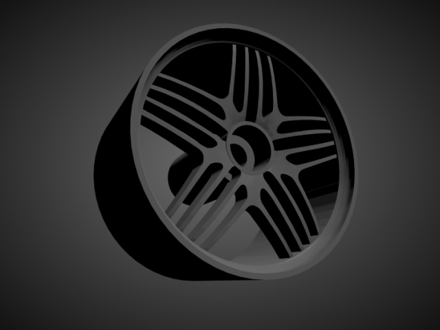 alpina rims with brakes and tires for hot wheels 3D प्रिंट मॉडल .c4d .max .obj .3ds .fbx .stl .blend 