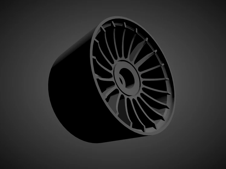 alpina rims with brakes and tires for hot wheels 3D Print Model .c4d .max .obj .3ds .fbx .stl .blend 
