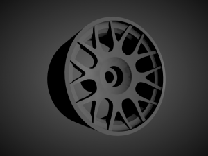 bbs rc rims with brakes and tires for hot wheels 3D Print Model